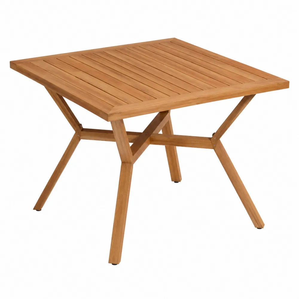 Table de jardin en bois 80x80x75 cm