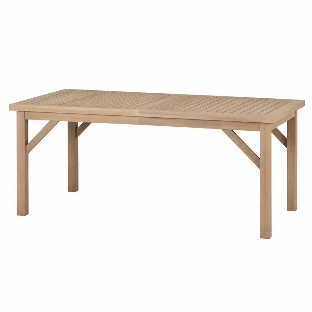 Table de jardin en bois d'acacia massif 200x100 cm